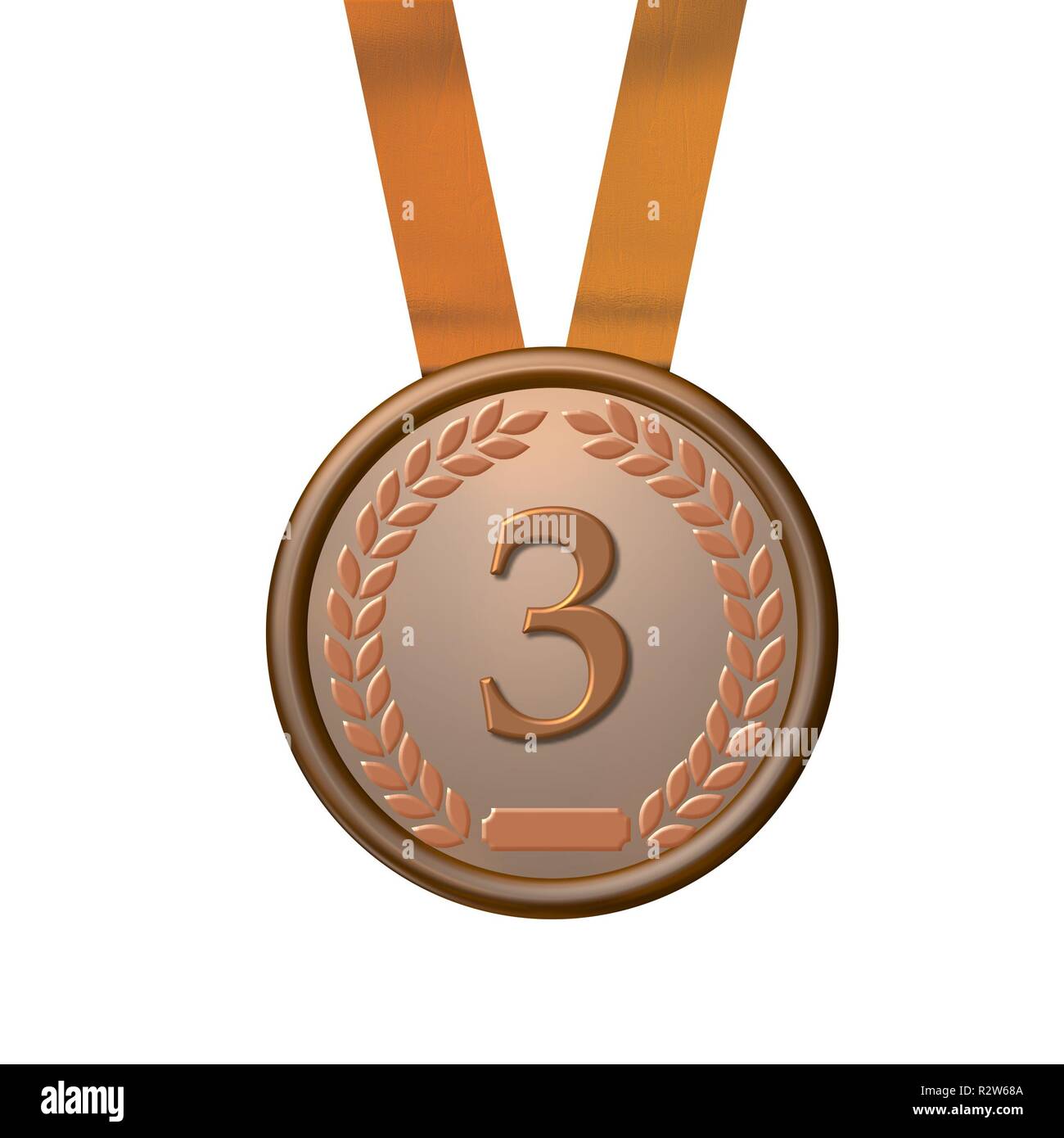 Médaille Française En Bronze – XIXème Siècle – À Identifier
