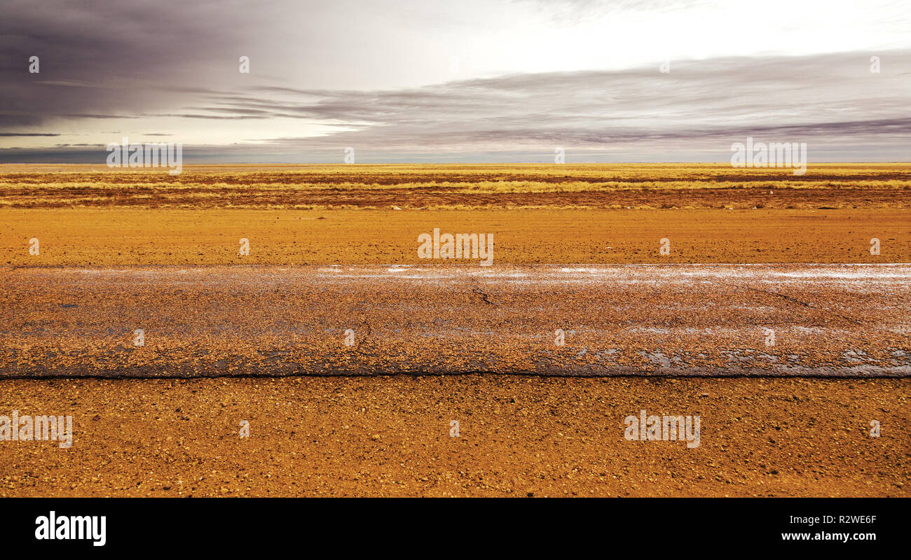 Australian Outback Queensland couleurs Birdsville aux environs Banque D'Images