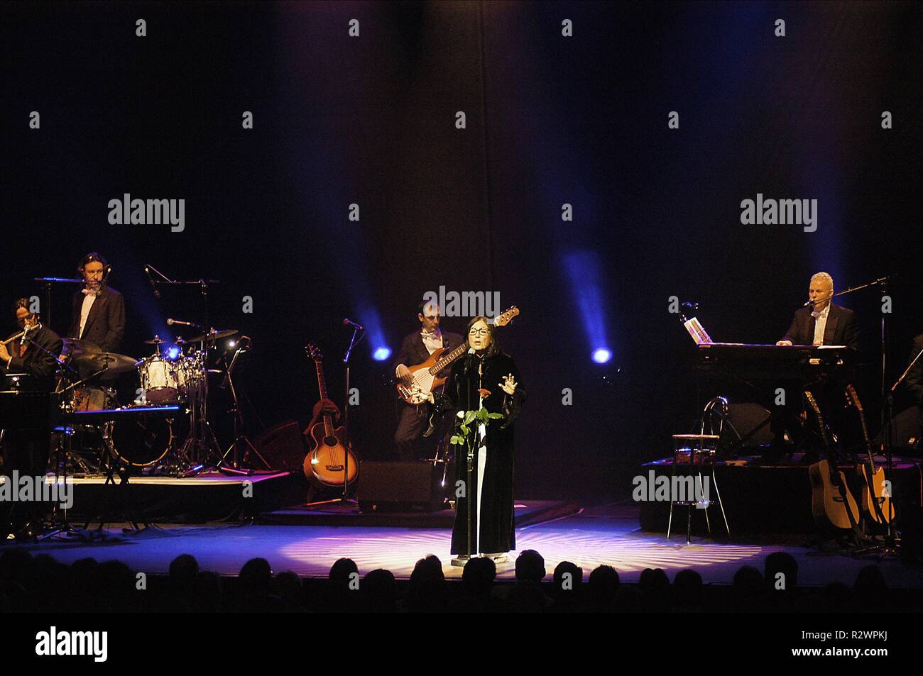 La chanteuse Nana Mouskouri 27 avril 2005 TPC78269 Banque D'Images