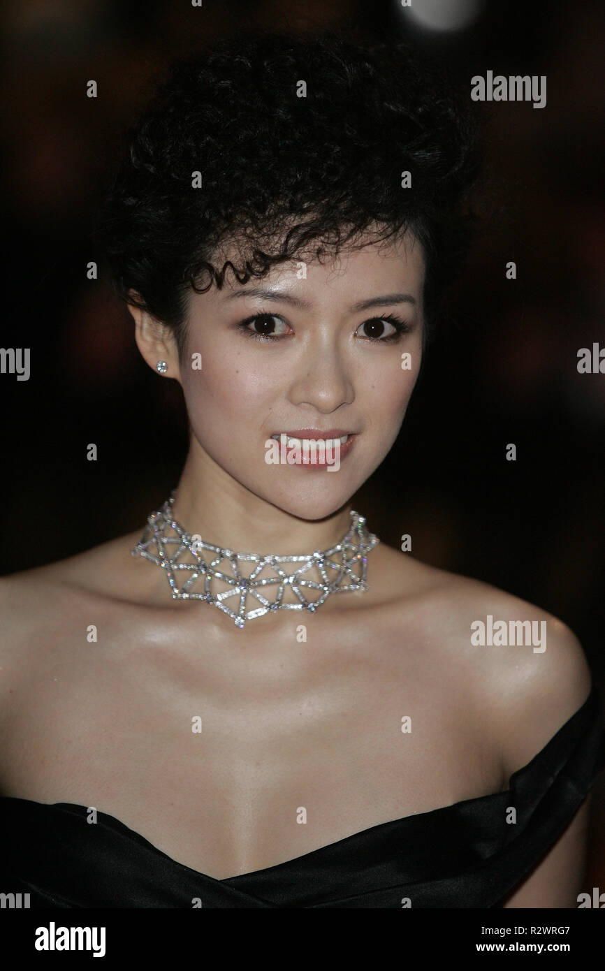 ZHANG ZIYI BAFTAS ODEON Leicester Square Londres Angleterre 12 Février 2005 Banque D'Images