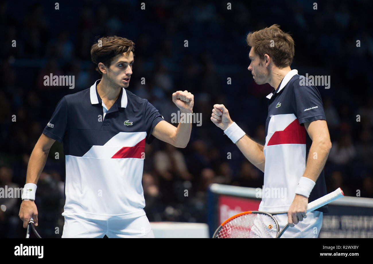 O2, London, UK 18 novembre 2018. Finales ATP Nitto Jour 8 finale du match. Credit : Malcolm Park/Alamy. Banque D'Images