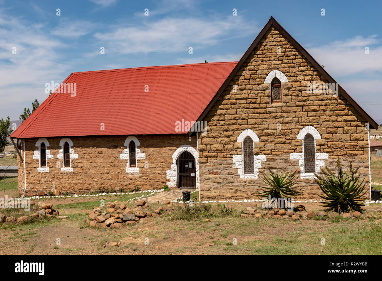 L'Isandlwana, Église de la province de KwaZulu-Natal, Afrique du Sud Banque D'Images