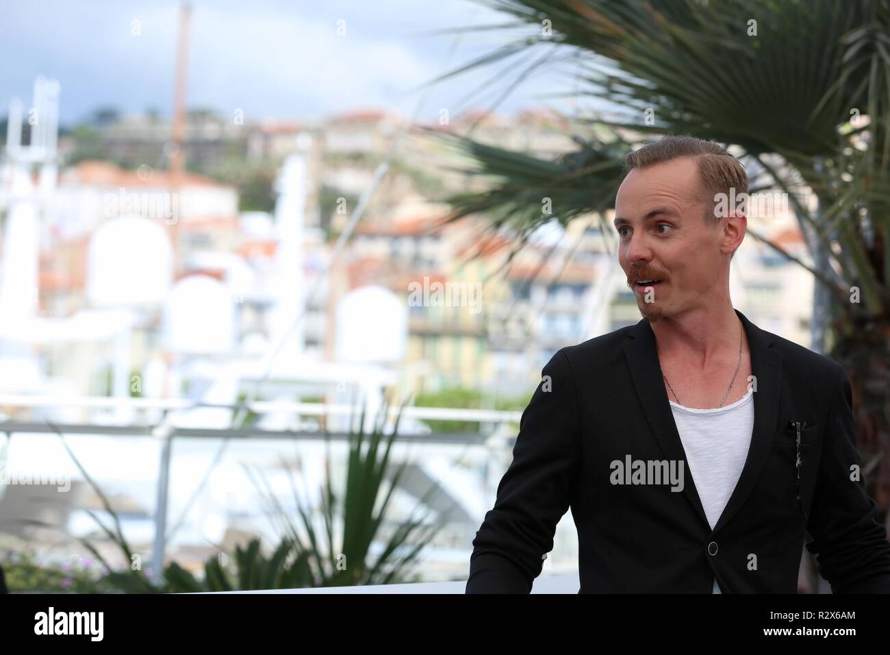 CANNES, FRANCE - 15 MAI 2018 : Jasper Pääkkönen au 'Blackkklansman' photocall au cours de la 71e édition du Festival de Cannes (photo par Mickael Chavet) Banque D'Images
