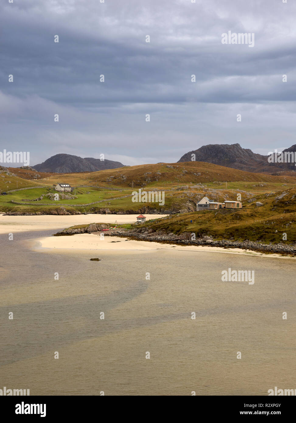 Uig Sands, Isle Of Lewis Ecosse UK Banque D'Images