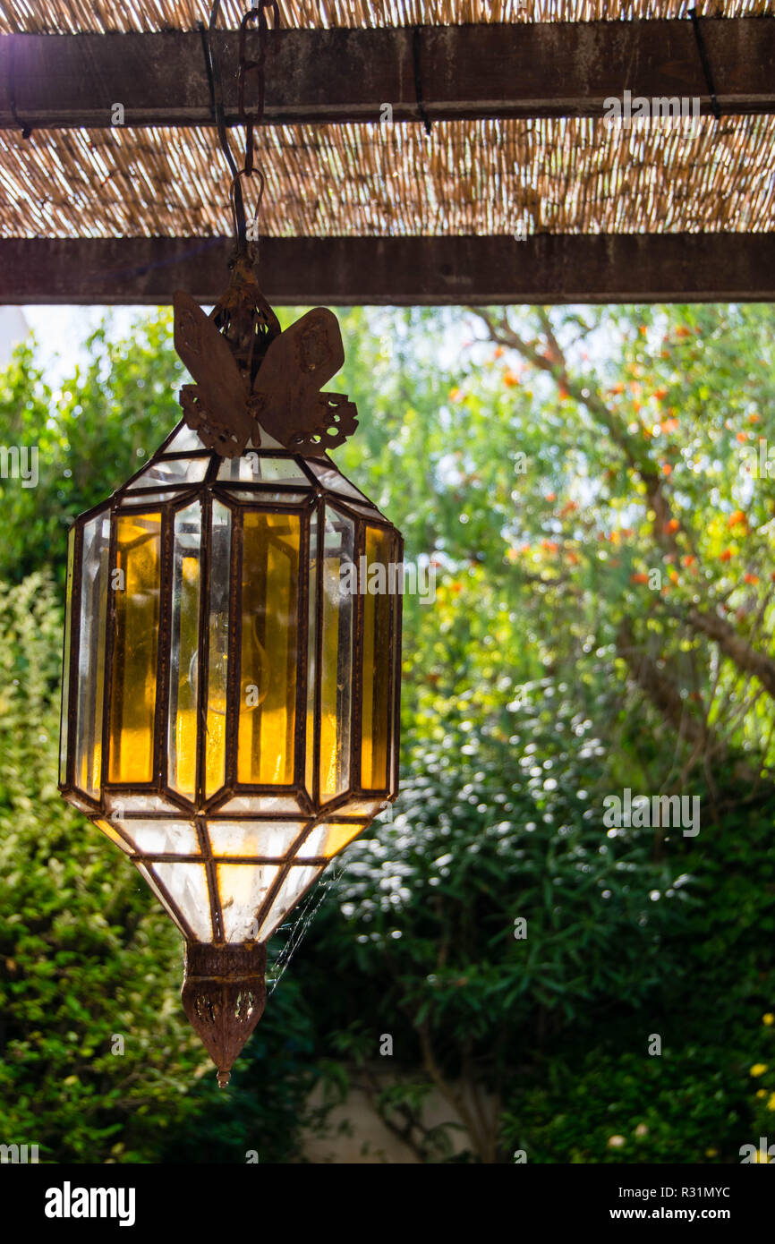 Intage porche extérieur Lampe de Jardin Luminaire Lanterne éclairage  Terrasse Vintage Feux Photo Stock - Alamy
