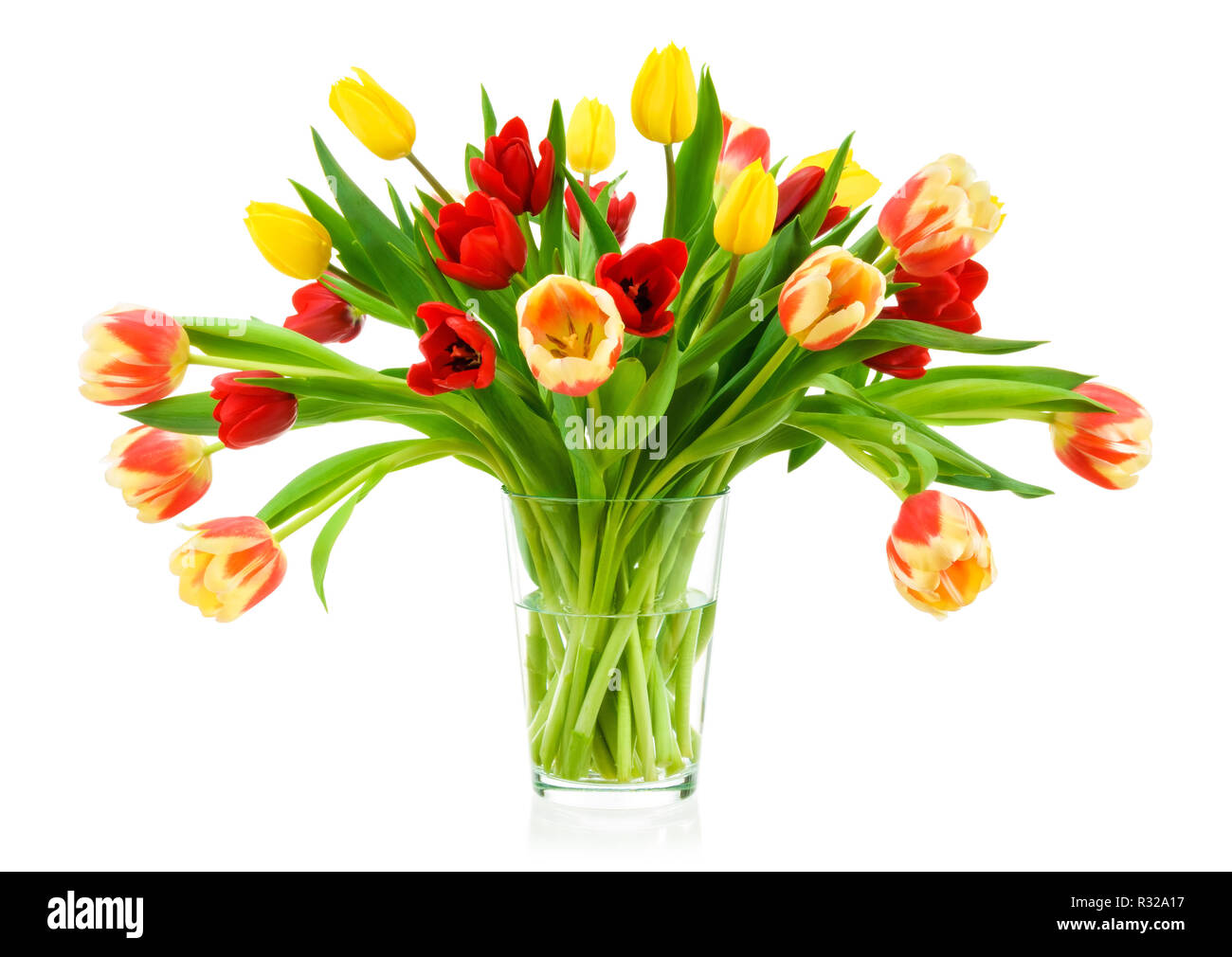 TulpenstrauÃŸ ingénieux cut Banque D'Images