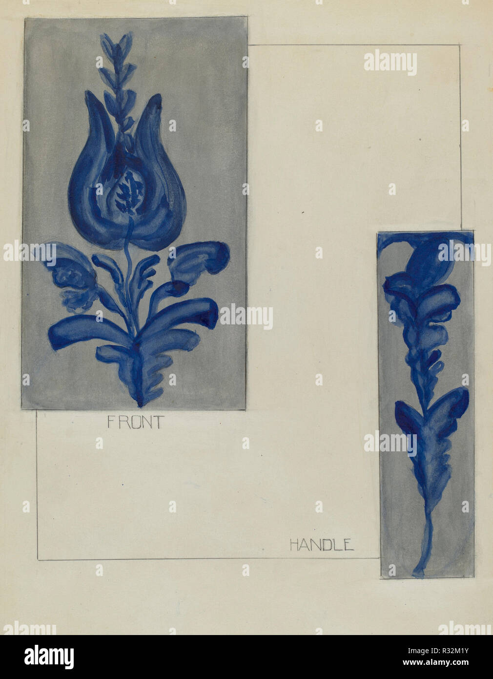 Design. En date du : 1935/1942. Dimensions : hors tout : 28 x 23,1 cm (9 x 11 1/8 in.). Médium : aquarelle et graphite sur carton. Musée : National Gallery of Art, Washington DC. Auteur : Hedwig Emanuel. Banque D'Images Design. En date du : 1935/1942. Dimensions : hors tout : 28 x 23,1 cm (9 x 11 1/8 in.). Médium : aquarelle et graphite sur carton. Musée : National Gallery of Art, Washington DC. Auteur : Hedwig Emanuel. Banque D'Images