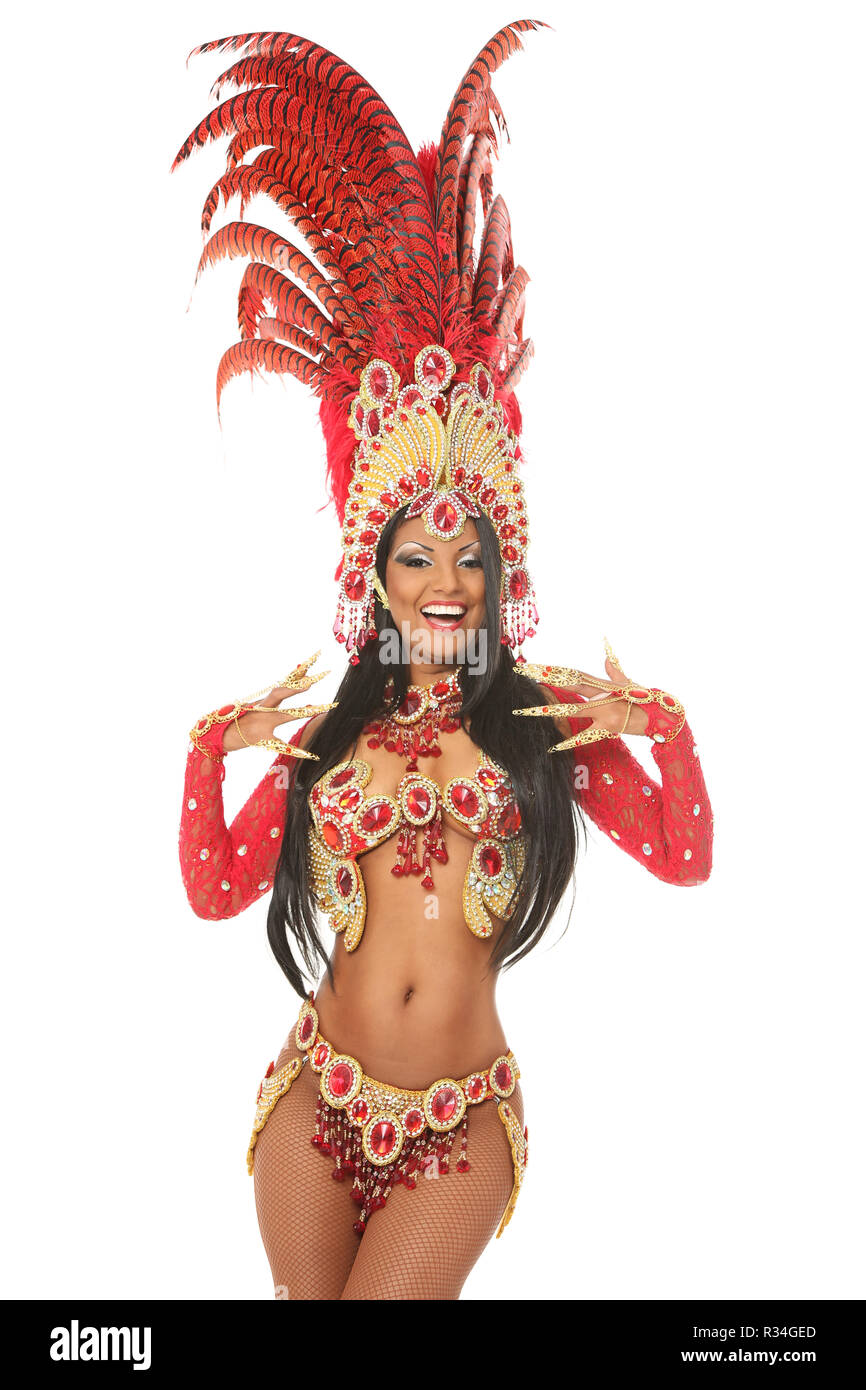 Danseuse de samba Banque D'Images