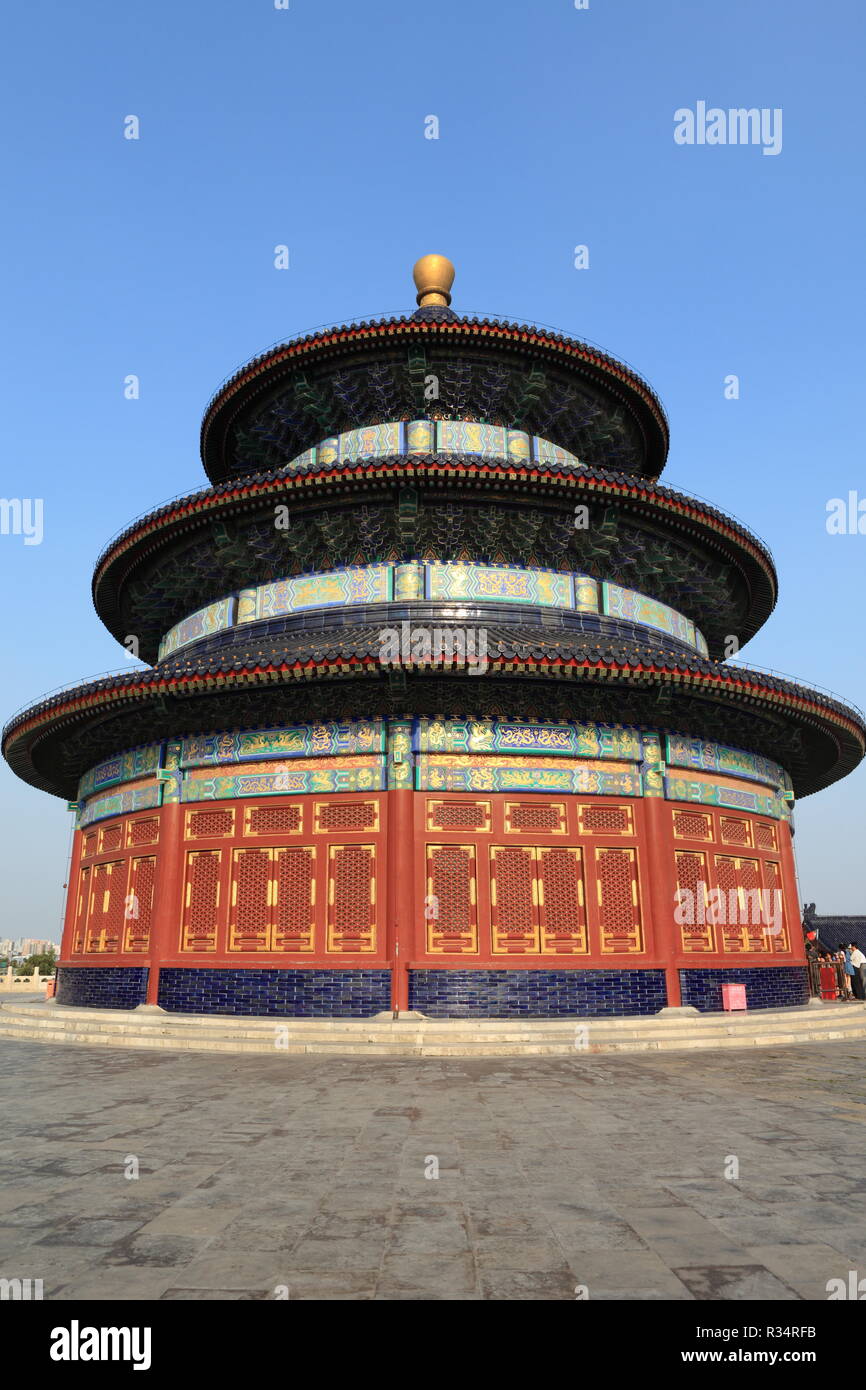 Le temple du Ciel à Pékin, Chine Banque D'Images