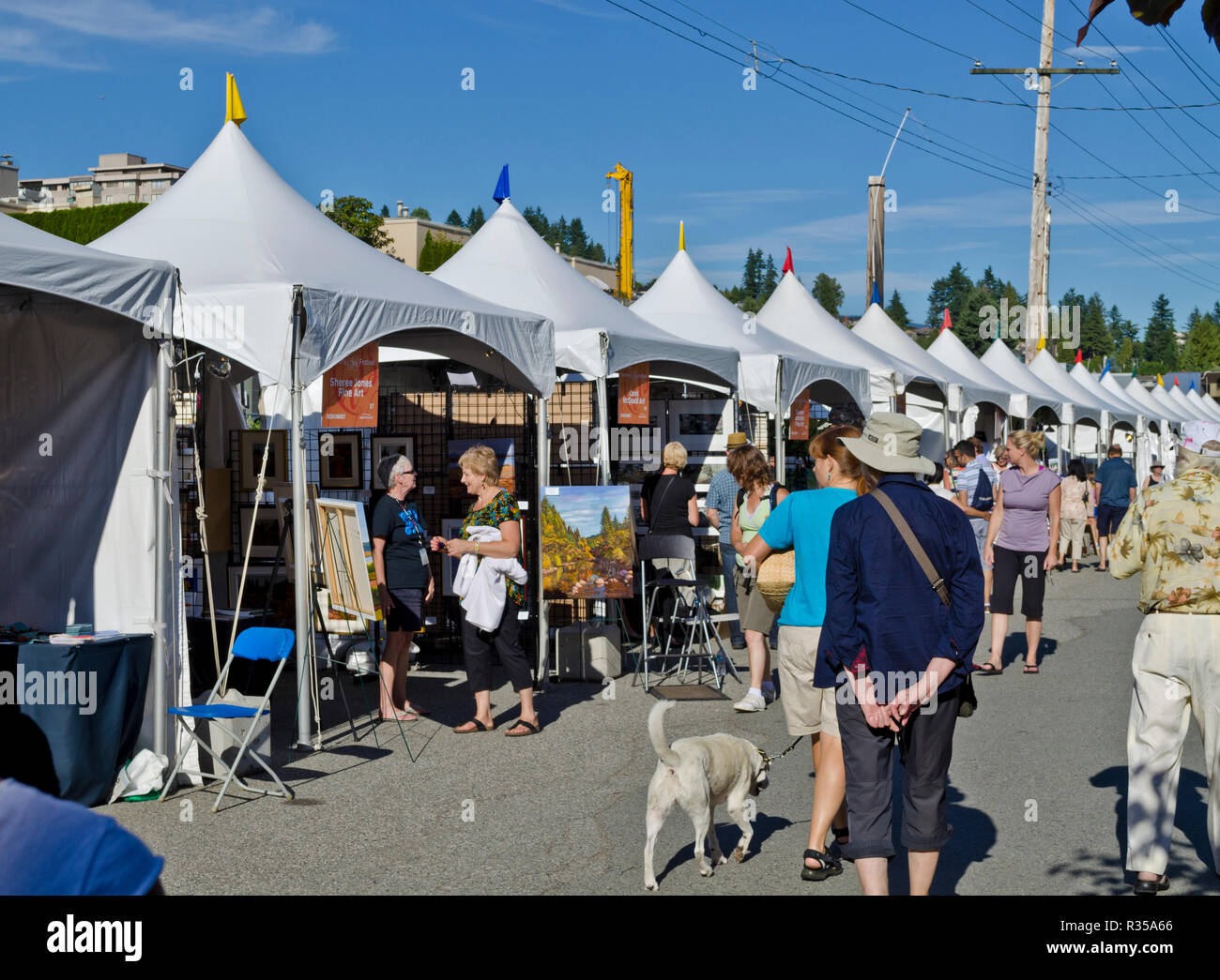 Harmonie Arts Festival à West Vancouver, Colombie-Britannique, Canada. Banque D'Images