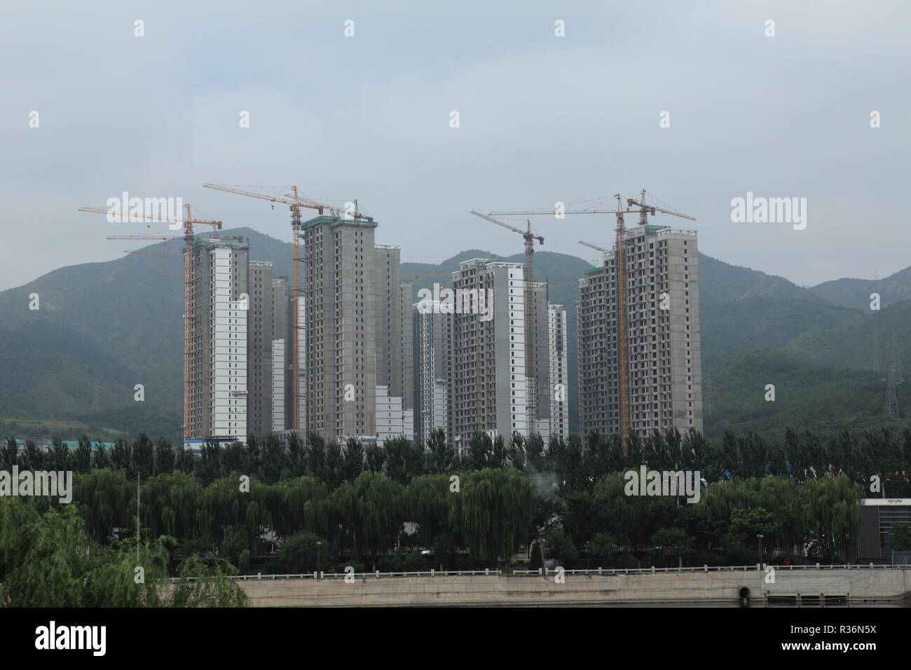 La construction en Chine Banque D'Images