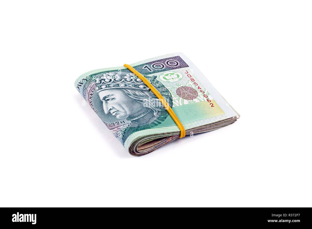 Lot de monnaie polonaise Banque D'Images