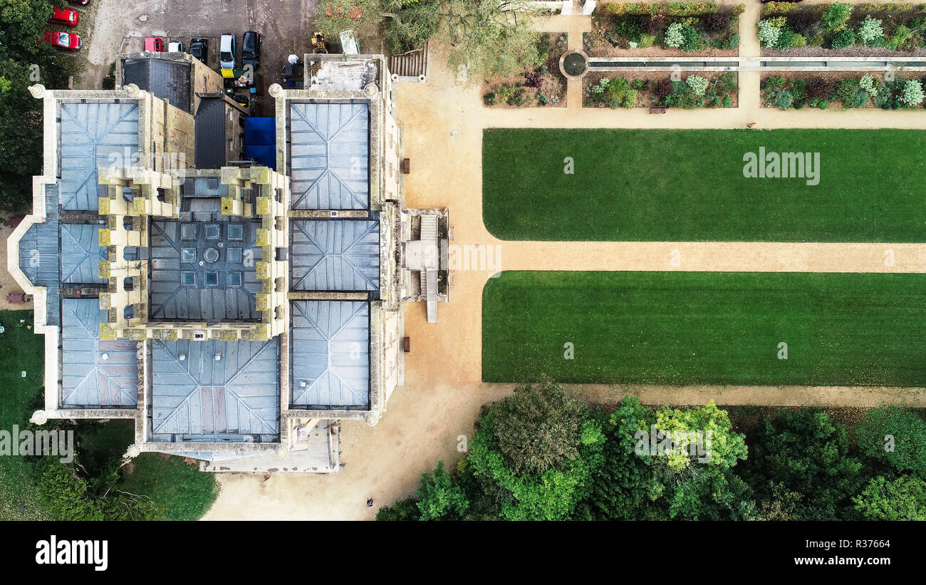 Drone abattu de Kingsweston House, Bristol, Royaume-Uni Banque D'Images