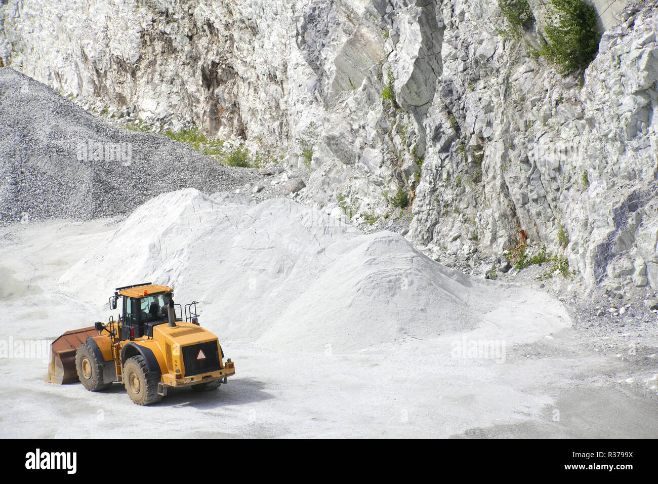 Carrière de dolomie dans Ankele Finlande Banque D'Images