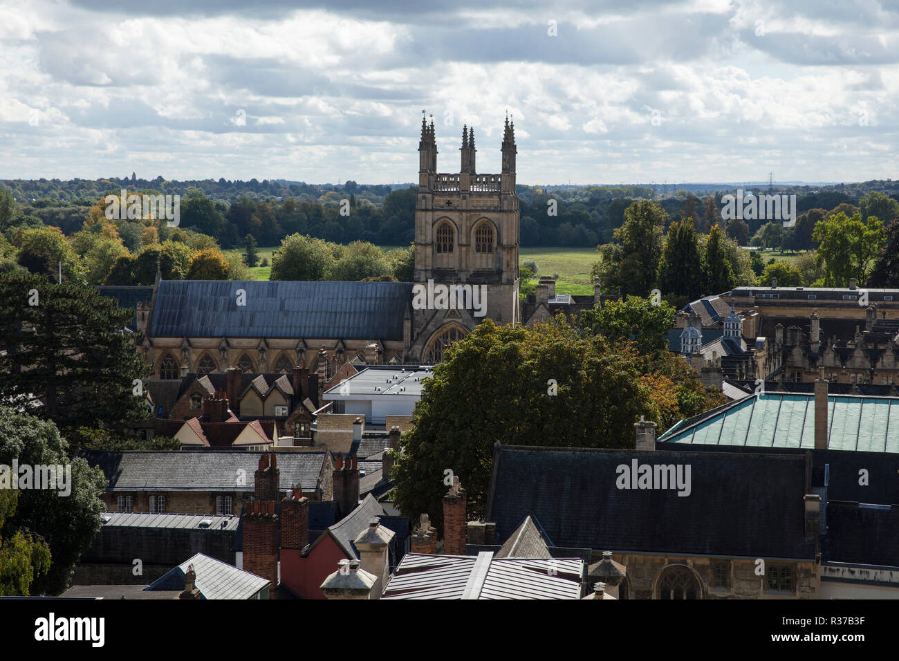 Vue de l'église de l'Université d'Oxford Oxford Église Banque D'Images