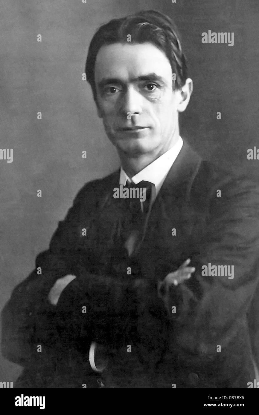 Joseph Rudolf Steiner Lorenz (1861 - 1925) philosophe autrichien Banque D'Images