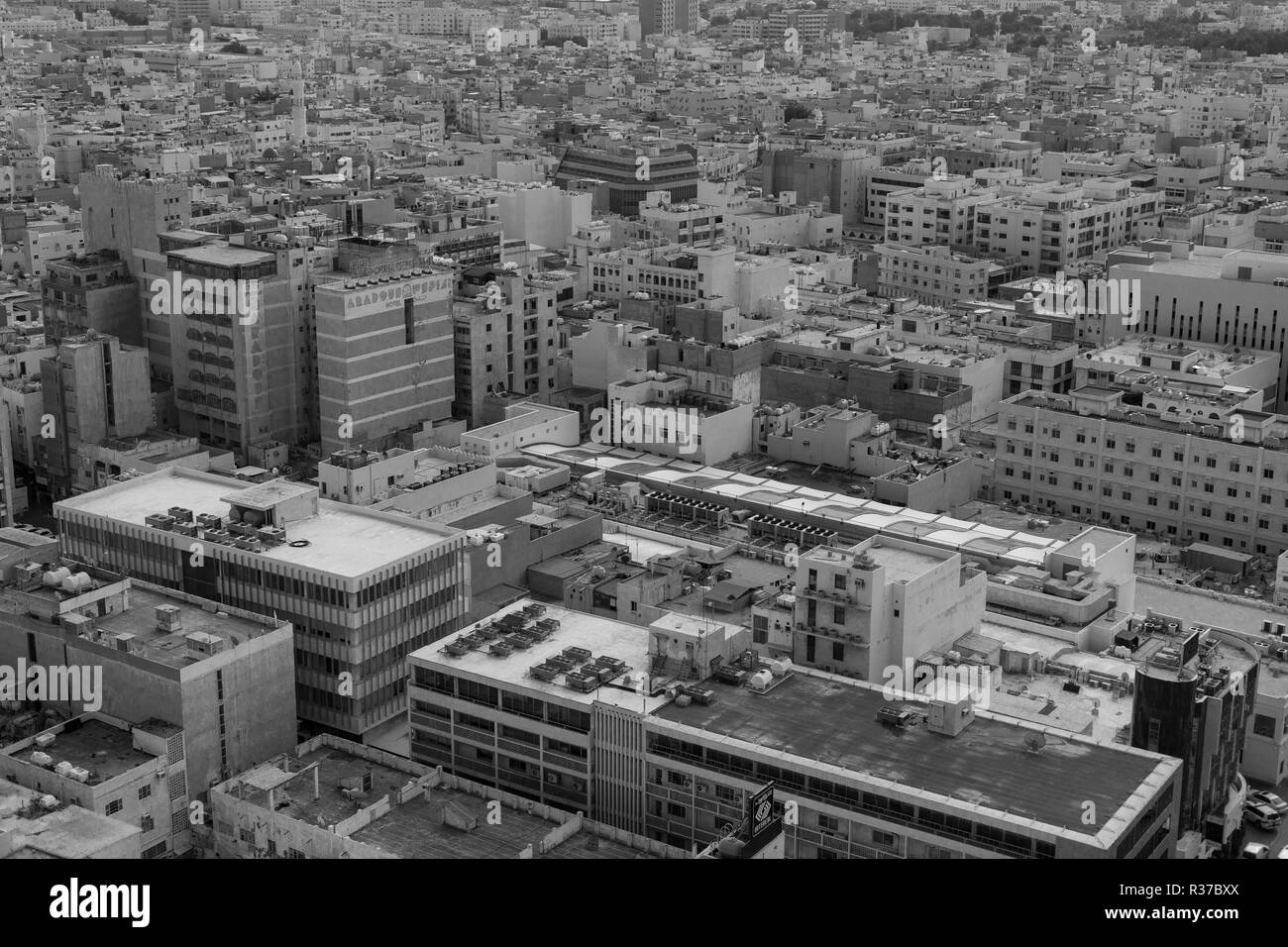 Vieux Manama vue aérienne Banque D'Images
