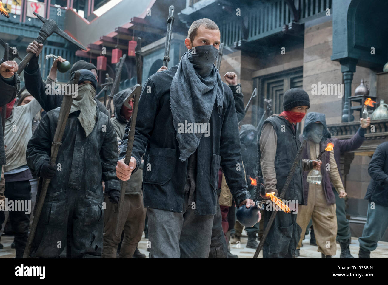 DATE DE SORTIE : Novembre 21, 2018 Title : Robin Hood STUDIO : Lionsgate Réalisateur : Otto Bathurst PLOT : UN gritty prendre le Robin Hood classique histoire. Avec : JAMIE DORNAN comme Will Scarlet. (Crédit Image : © Lionsgate Entertainment/photos) Banque D'Images