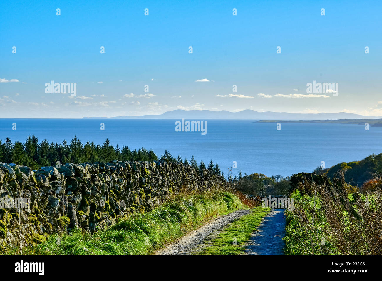 Saint Cairnholy Cairns, Dumfries, en Écosse. Banque D'Images