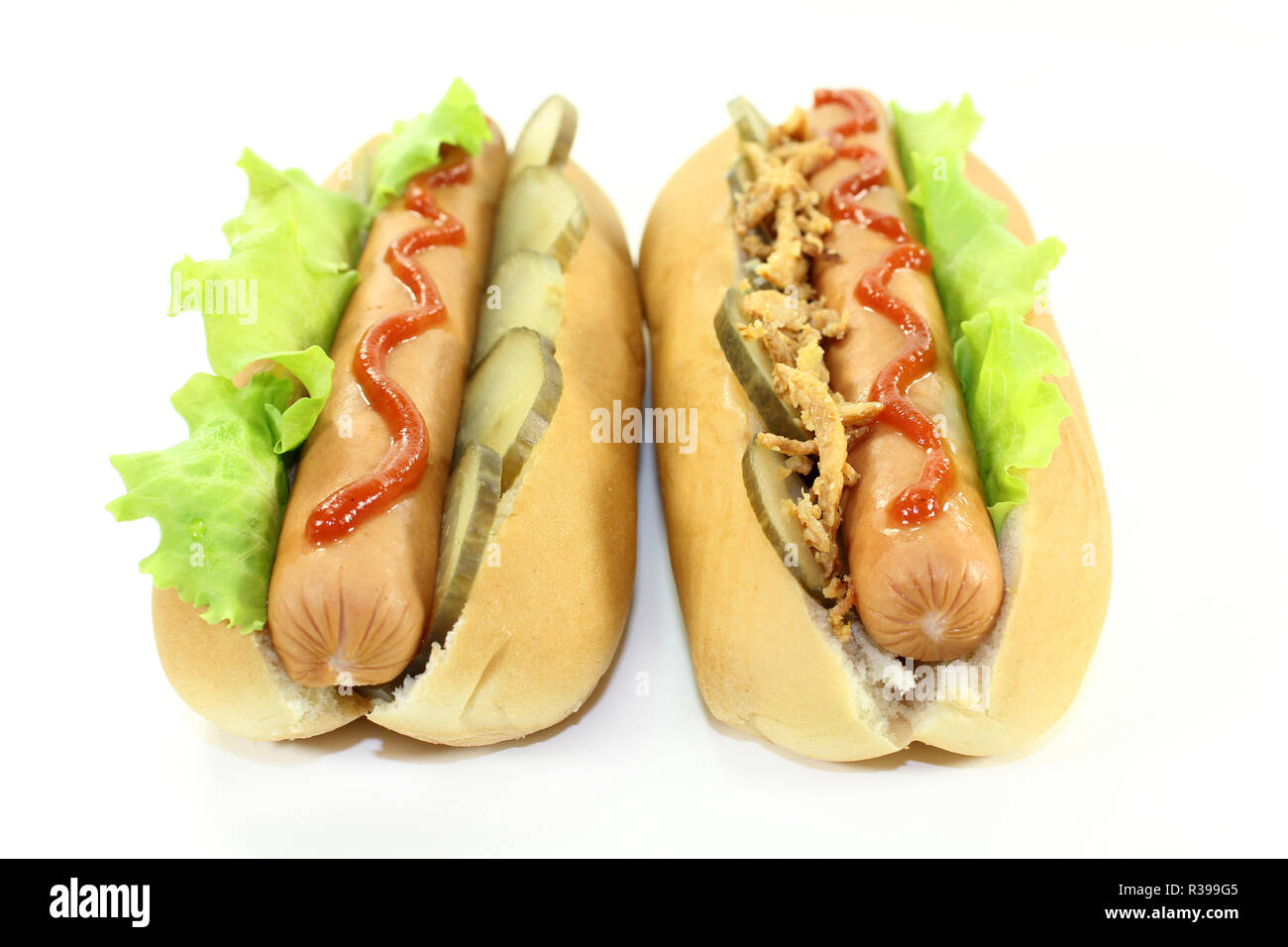 Hot-Dog Banque D'Images