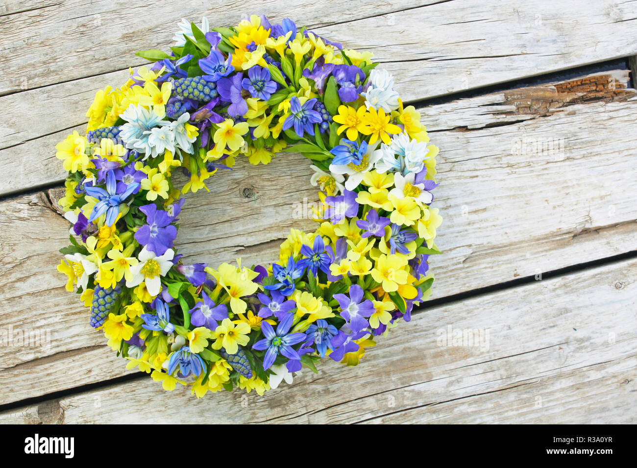 Couronne de printemps Banque D'Images