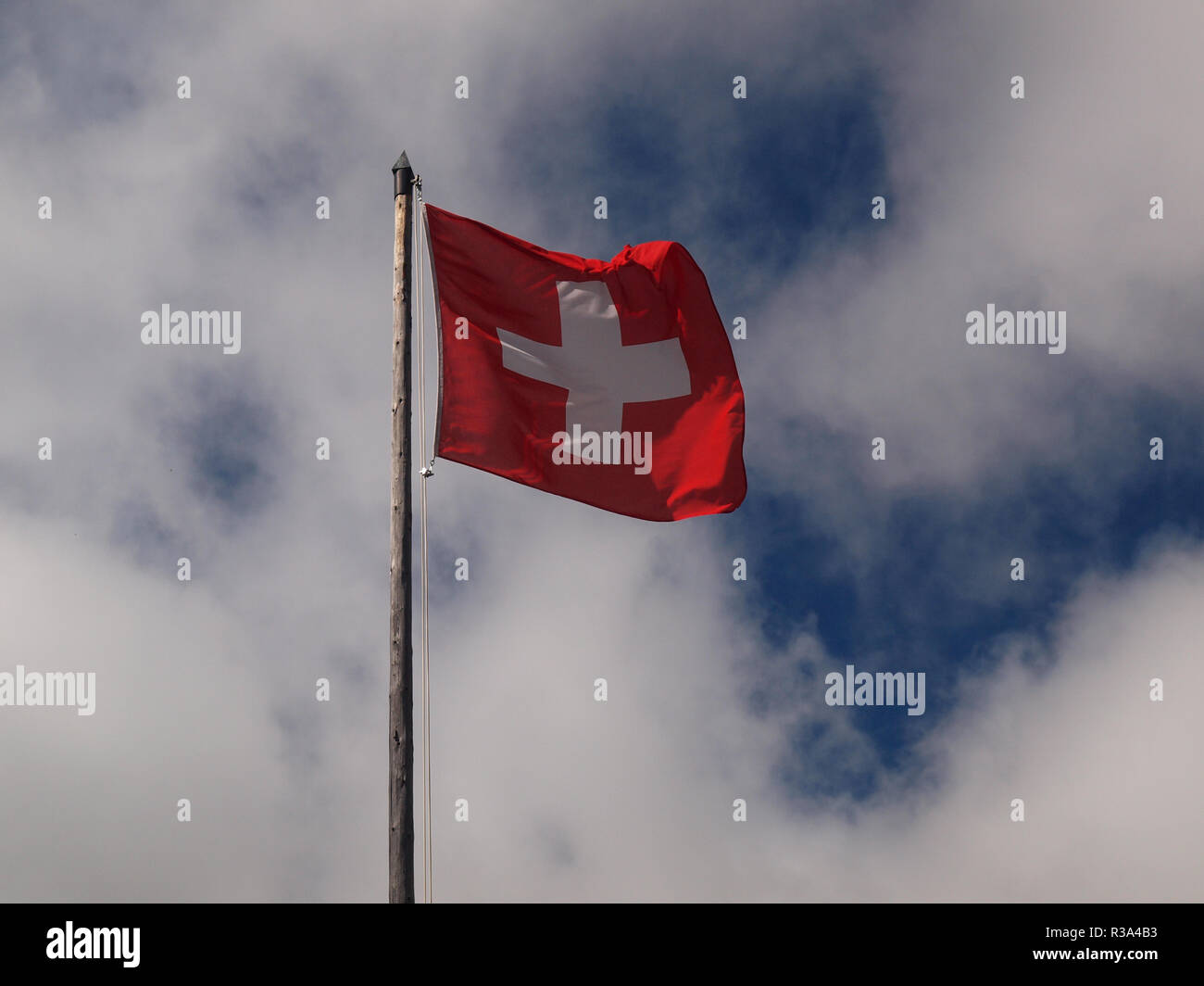 drapeau de la Suisse Banque D'Images