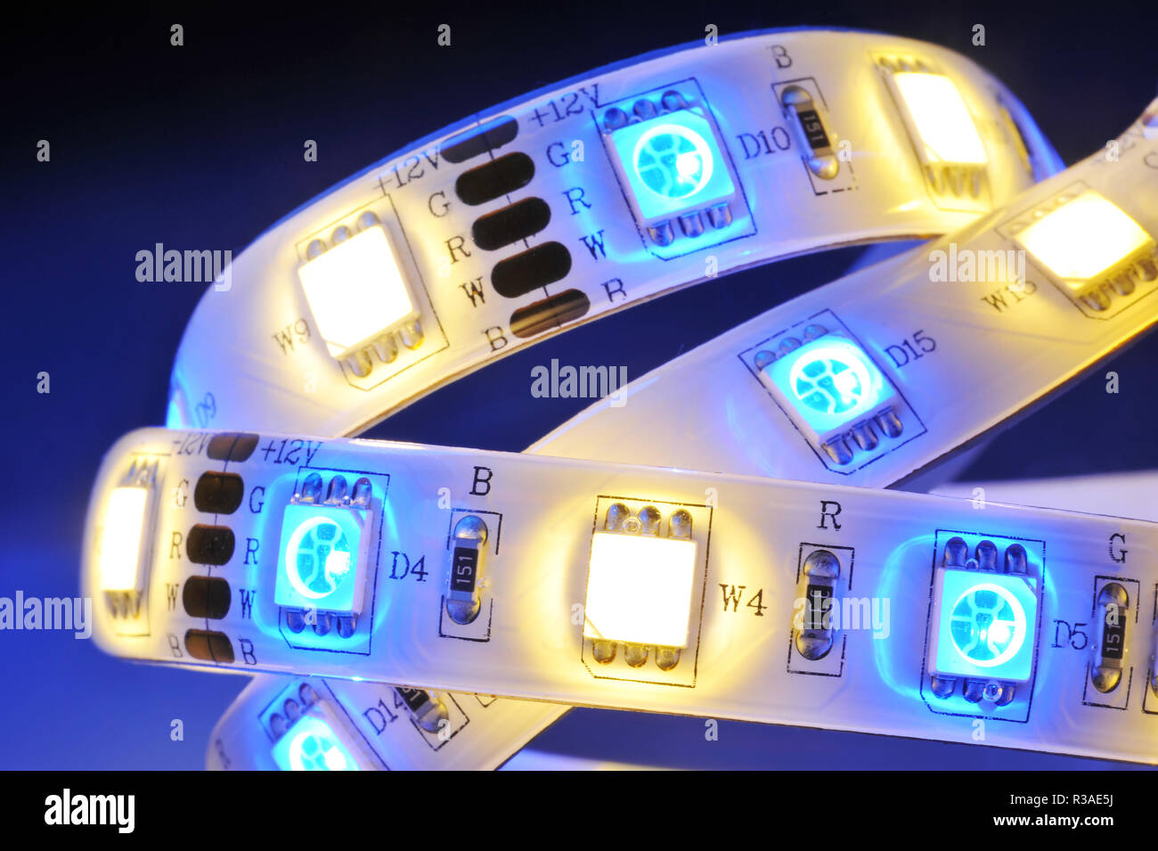 Bande LED Banque D'Images Bande LED Banque D'Images