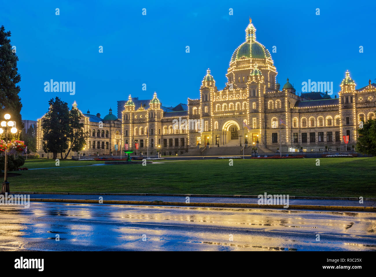 Parlement de Victoria, Colombie-Britannique, Canada Banque D'Images