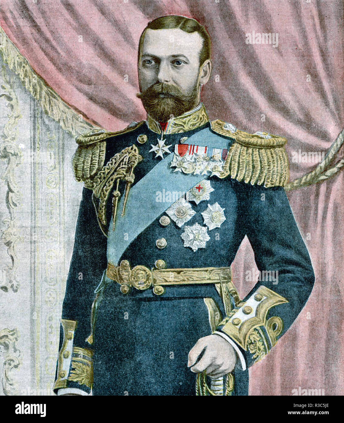 Le roi George V (1865-1936) vers 1920 Banque D'Images