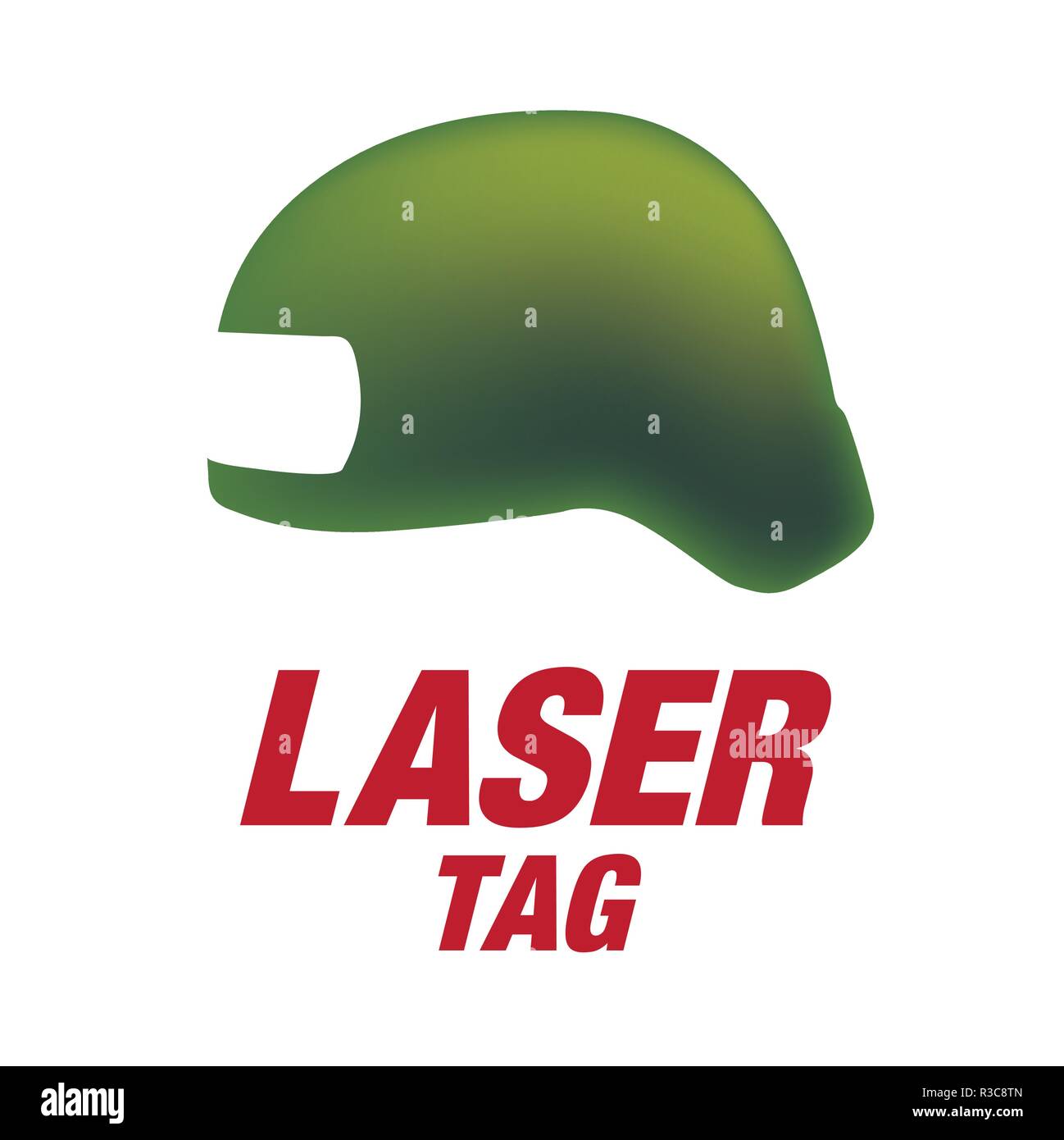 Logo vector pour airsoft et laser tag Illustration de Vecteur