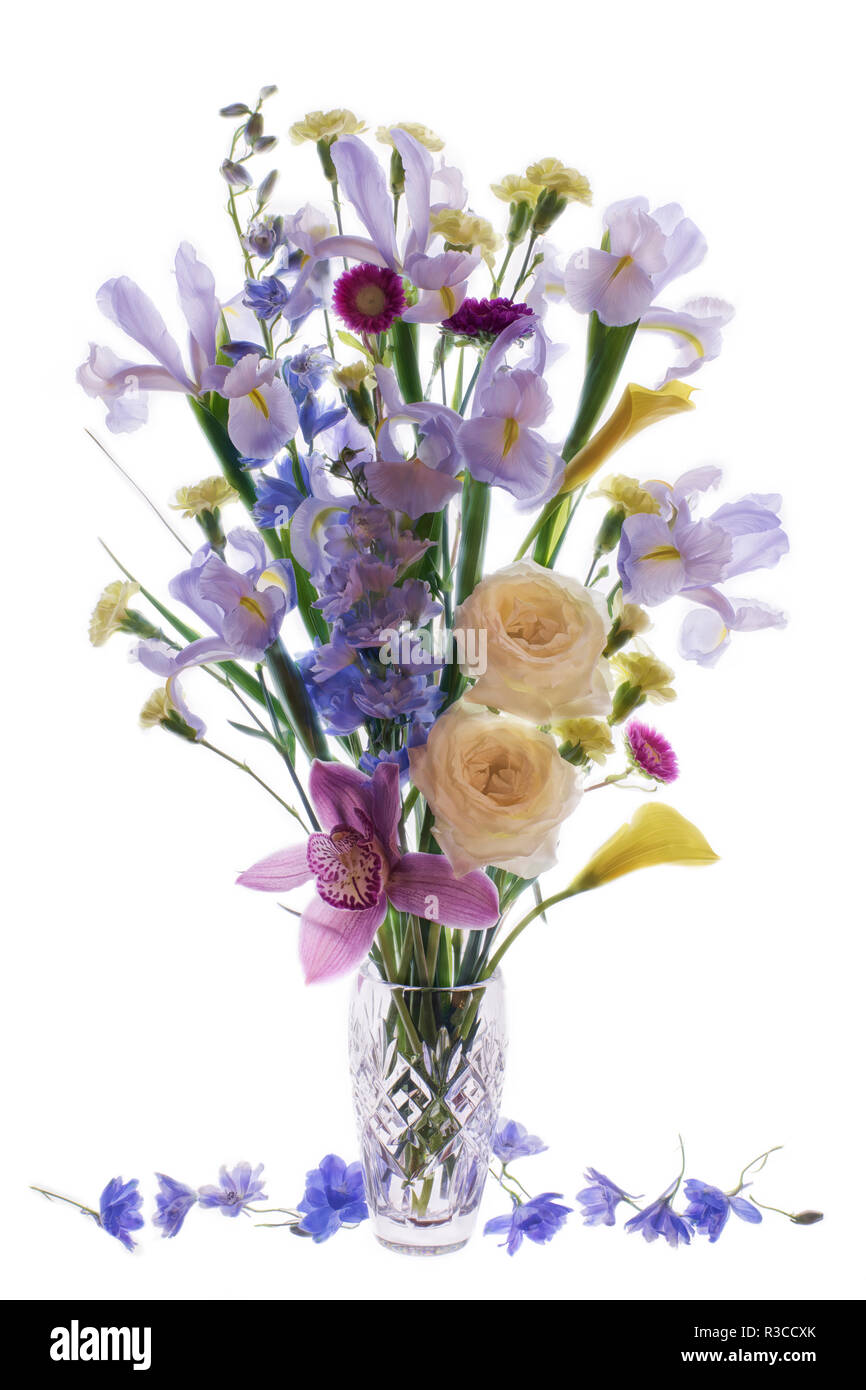 Usa, Floride, célébration, un vase de fleurs Banque D'Images