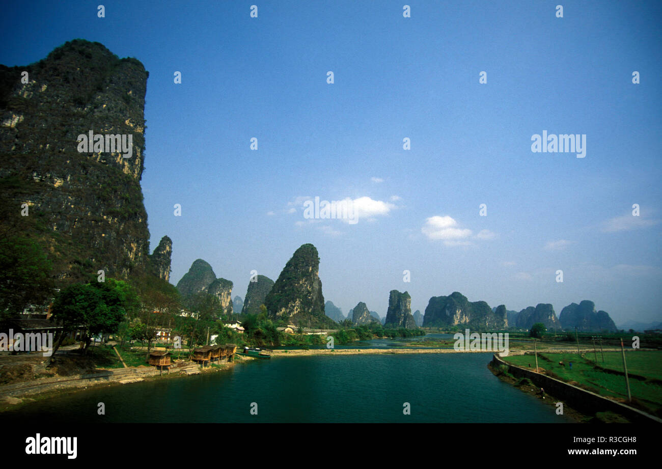 Asie Chine Guilin Banque D'Images Asie Chine Guilin Banque D'Images