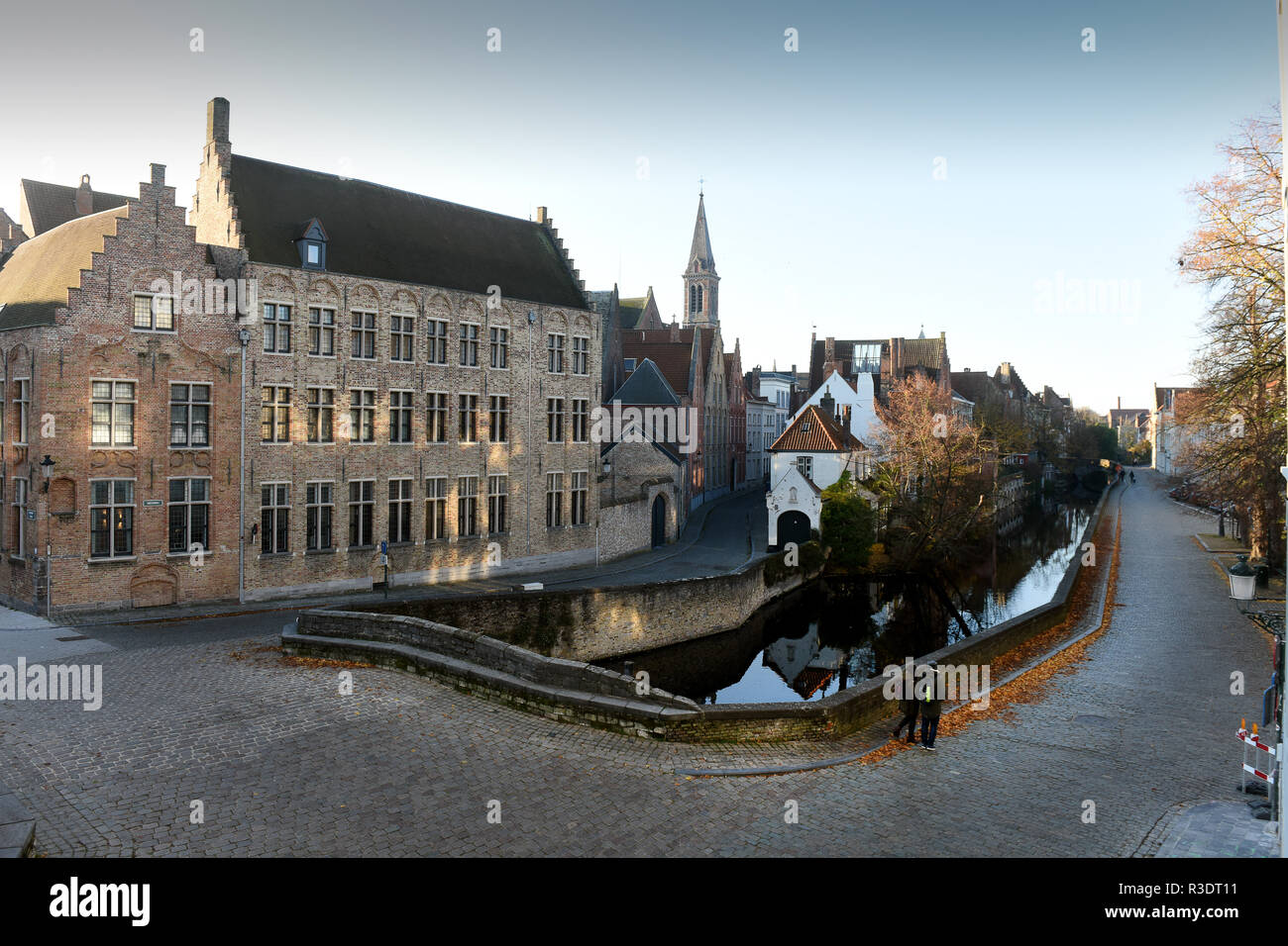 Augustijnenbrug à Bruges (Brugge), Belgique Banque D'Images