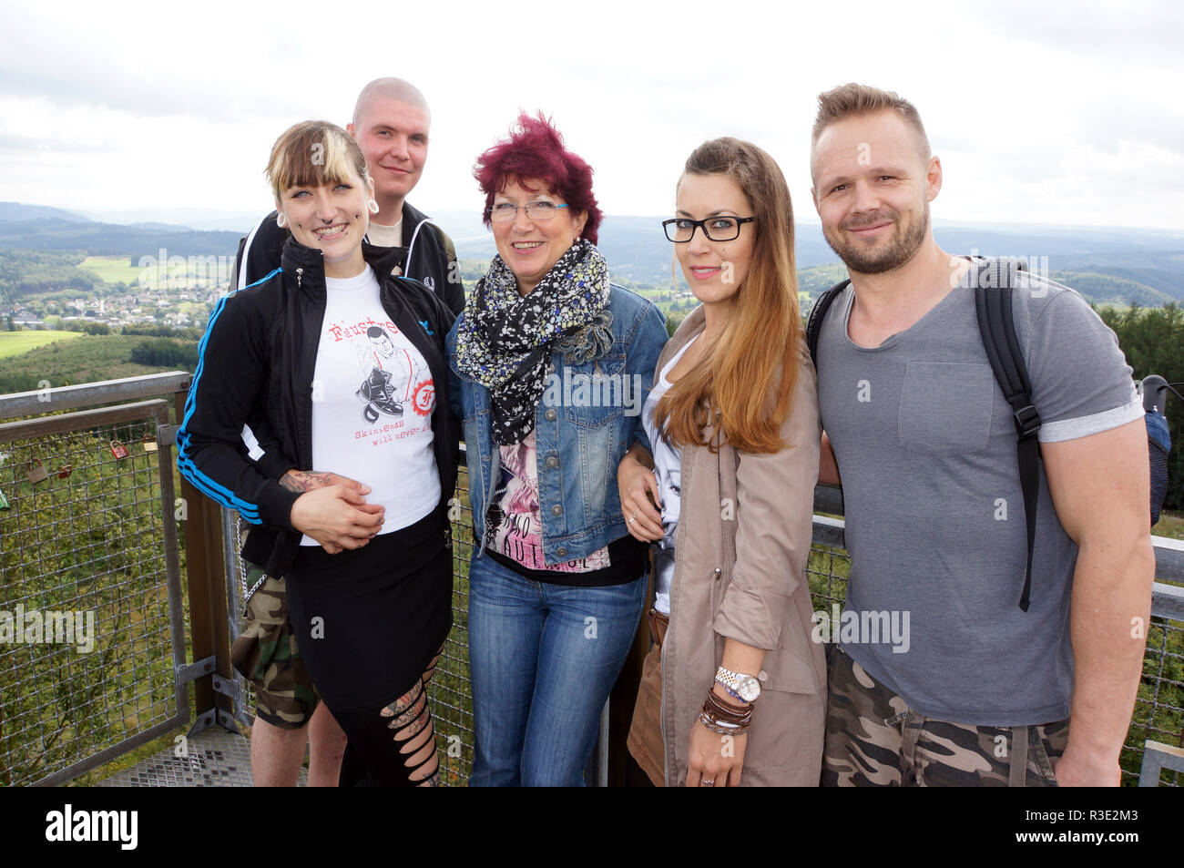 photo de famille Banque D'Images