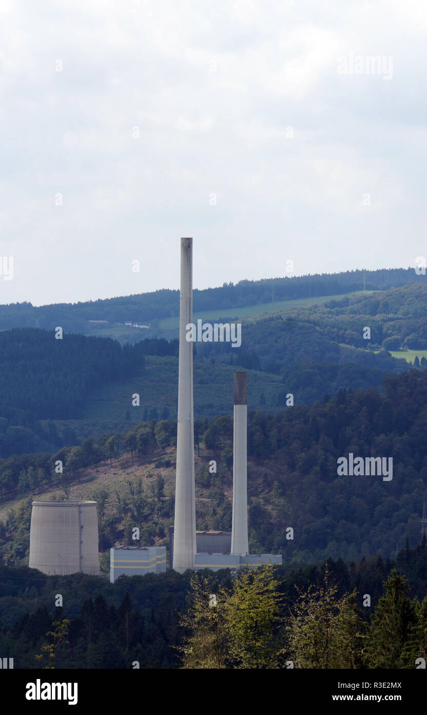 Charbon et gaz power plant à sauerland Banque D'Images