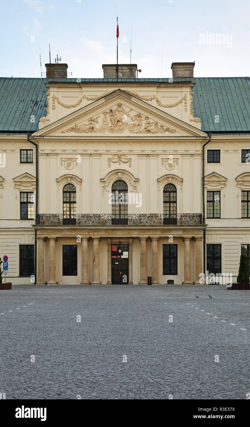 Sanguszko palace à Lubartow. La voïvodie de Lublin. Pologne Banque D'Images