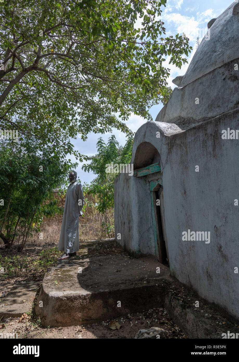Sofi awach aw yahya musulman tombe, Harari, Harar, Éthiopie Région Banque D'Images