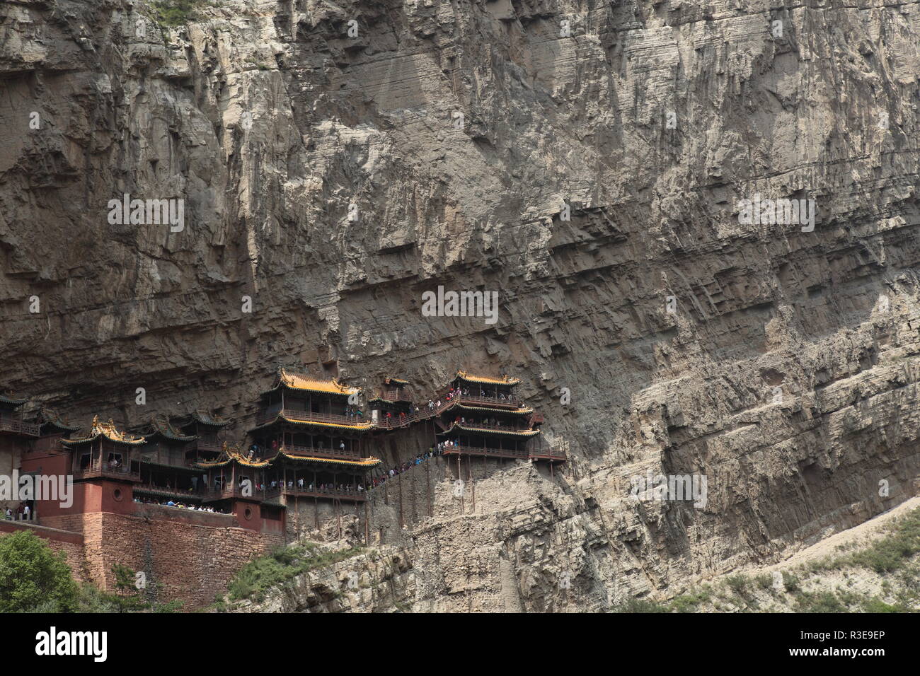 Le monastère xuankong suspendus en Chine Banque D'Images