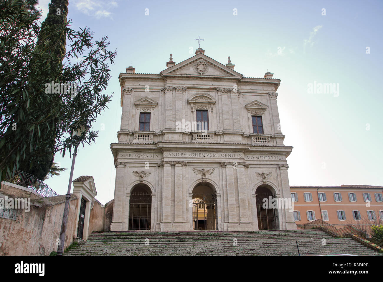 L'église de San Gregorio Magno sur caelius à Rome, Italie Banque D'Images