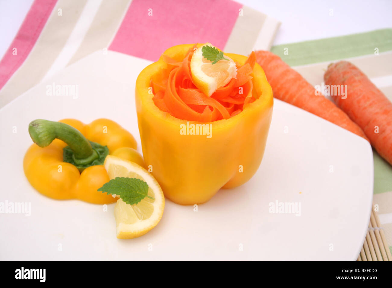 salade de carotte Banque D'Images