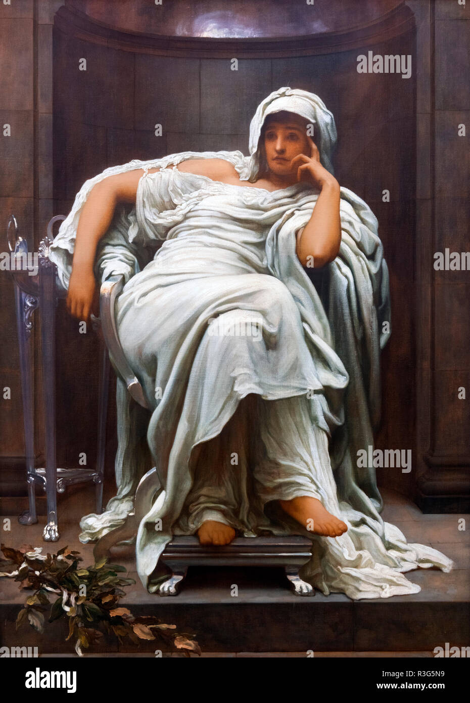 Fatidica par Sir Frederic Leighton (Lord Leighton : 1830-1896), huile sur toile, 1894 Banque D'Images