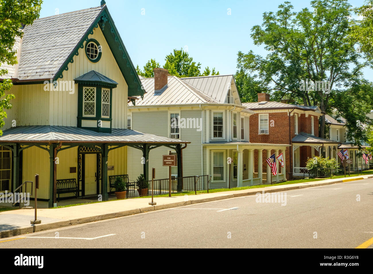 Le bureau des admissions de VMI, Maison Pendleton-Coles, Virginia Military Institute, Lexington, Virginia Banque D'Images