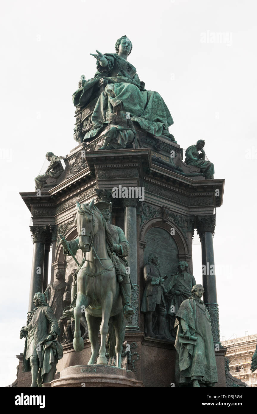 Maria Theresa monument à Vienne Banque D'Images