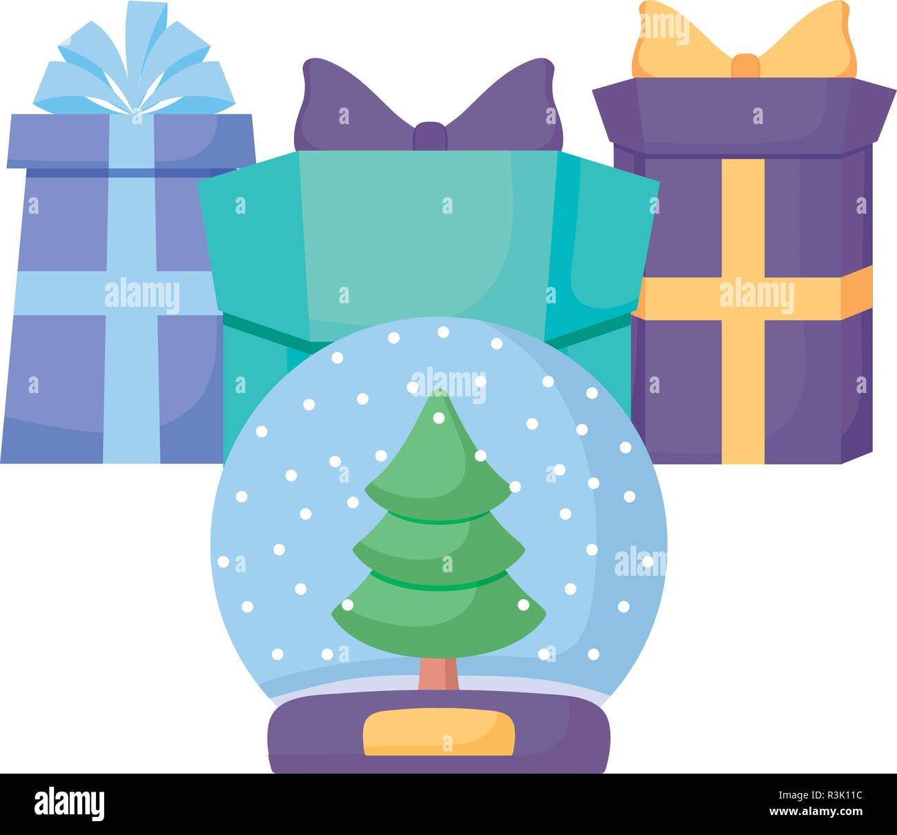 Les Coffrets Cadeaux Et La Boule De Noël Avec Plus De Pin