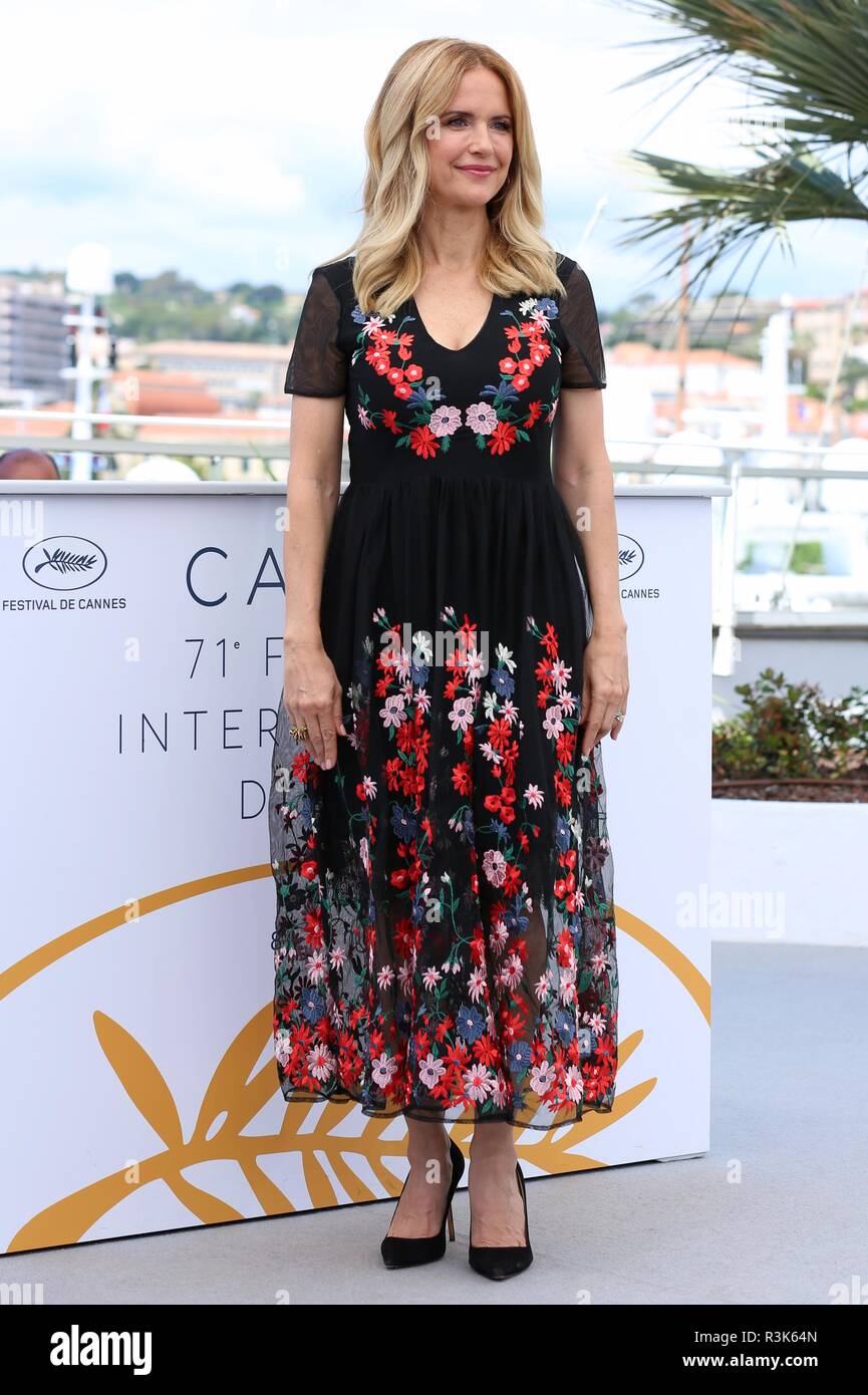 CANNES, FRANCE - 15 MAI 2018 : Kelly Preston à l 'Gotti' photocall au cours de la 71e édition du Festival de Cannes (photo par Mickael Chavet) Banque D'Images