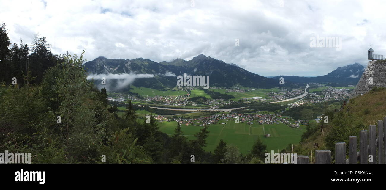 Blick auf Reutte Banque D'Images