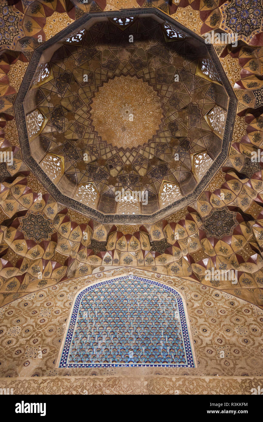 Le sud-est de l'Iran, Kerman, bout à bout Bazar, ancien caravansérail, aire de repos Caravane de la route de la soie Banque D'Images