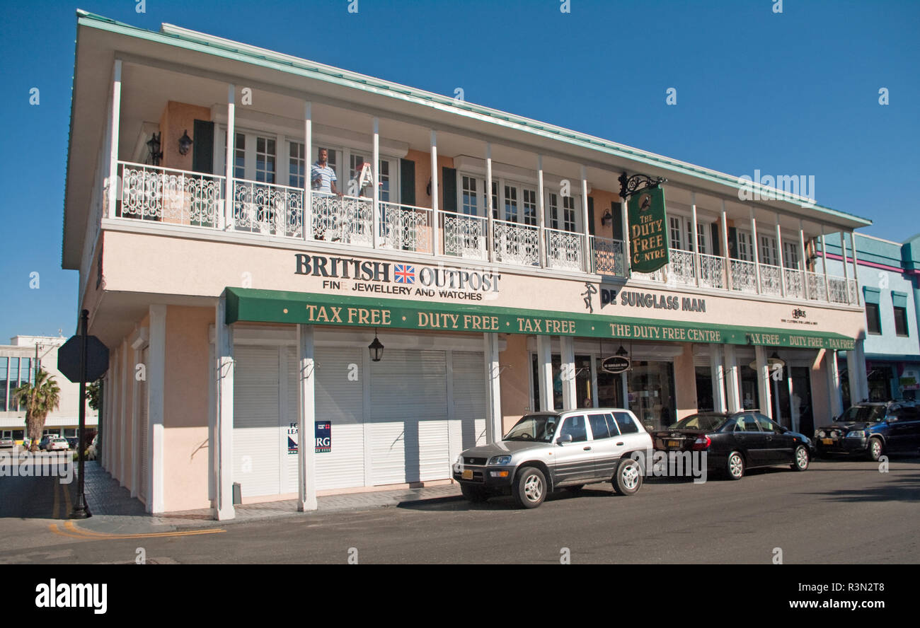 George Town, Grand Cayman, îles Cayman, Caraïbes, Antilles, bijoutiers Boutique Hors Taxes Banque D'Images