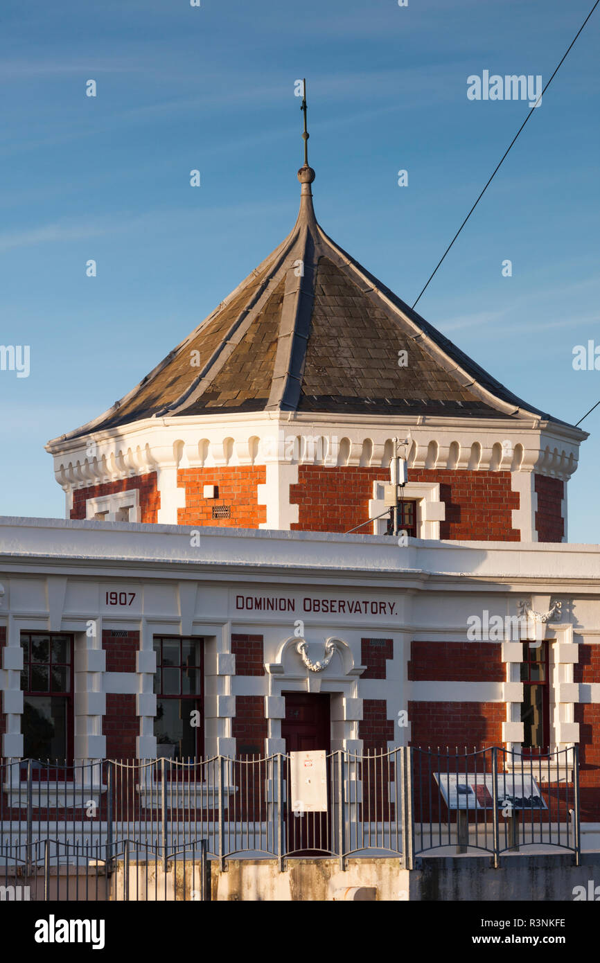 Nouvelle Zélande, île du Nord, Wellington. Jardin botanique de Wellington, Observatoire fédéral Banque D'Images