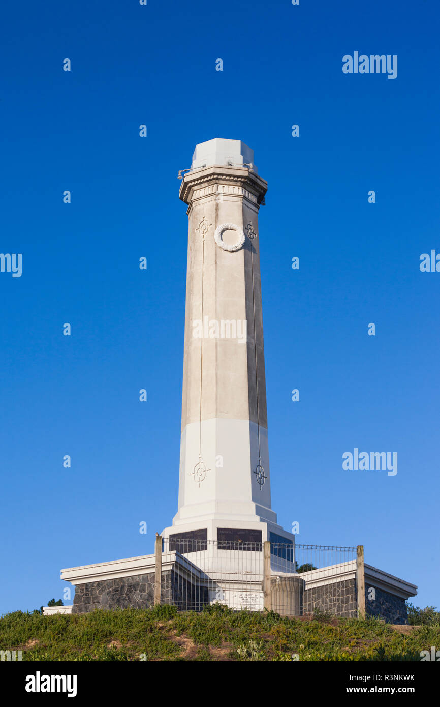 Nouvelle Zélande, île du Nord, péninsule de Coromandel. Thames, Monument commémoratif de guerre Banque D'Images